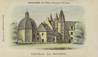 Chateau des Rochers, Argentre, Ille-et-Vilaine by French School