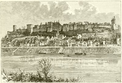 Chinon Şatosu by French School