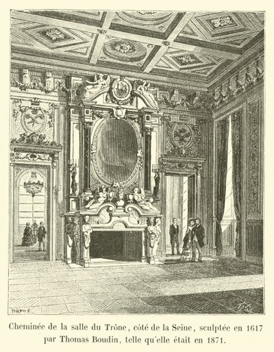Seine tarafında Salle du Trone