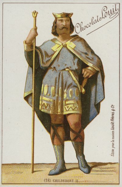 II. Childebert by French School