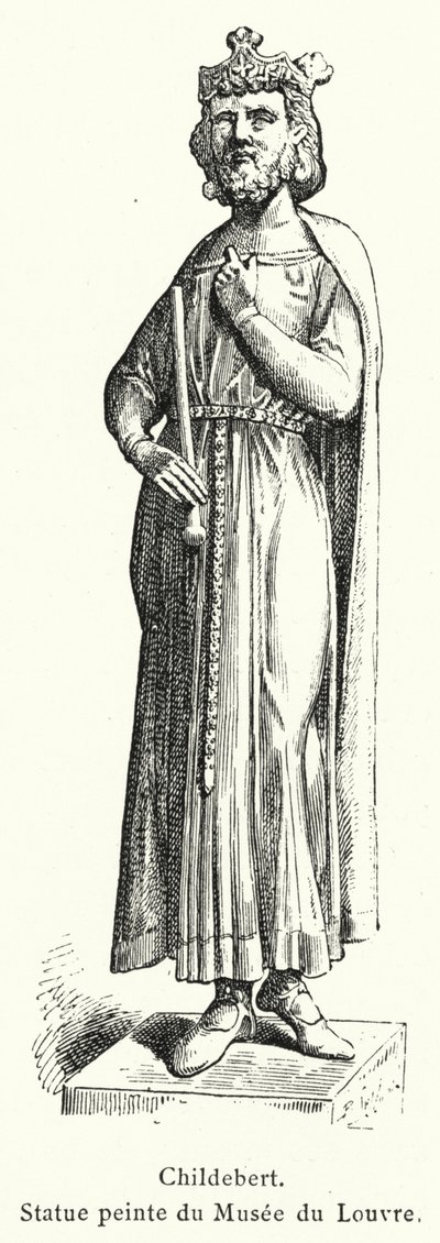Childebert, Louvre Müzesi