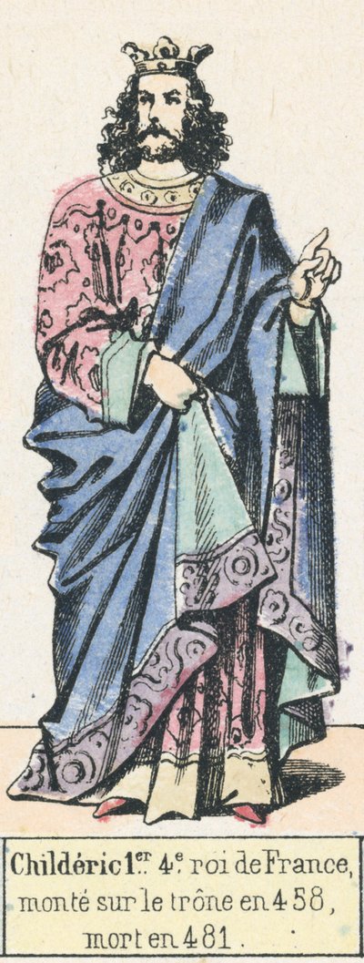 Childeric 1., Fransa
