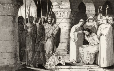 Childeric III (714-51) is Dethroned and Confined to a Monastery, from 