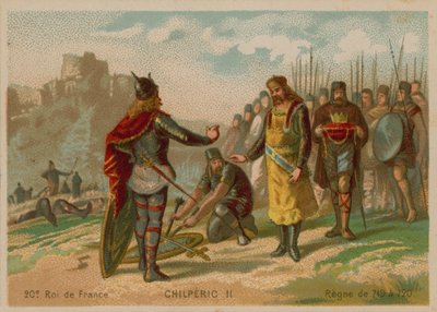 Chilperic II, Fransa Kralı (c 672-721) by French School