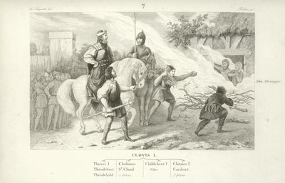 Chlothar I, Frankların Kralı by French School
