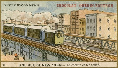 Chocolat Guerin Boutron ticaret kartı by French School
