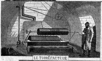 Çikolata yapımı: Torrefactor. Usine de M. Masson, Paris by French School