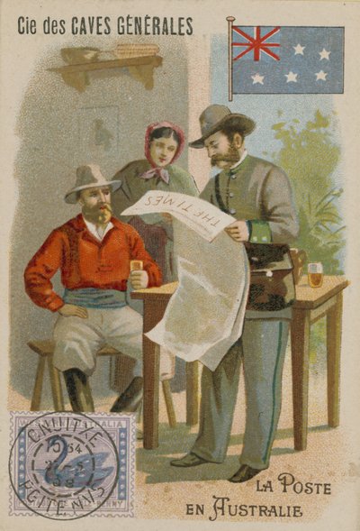 Cie des Caves Generales ticaret kartı, posta by French School