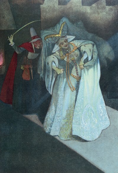 Cinderella, Peri Vaftiz annesiyle birlikte, 1911 dolayları by French School