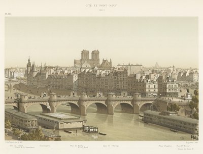Cite ve Pont-Neuf, 1840 by French School
