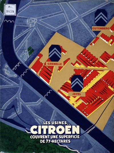 Citroën tesisleri 77 hektarlık bir alanı kaplamaktadır. by French School