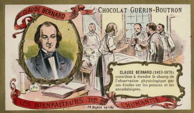 Claude Bernard, Fransız fizyolog (chromolitho) by French School
