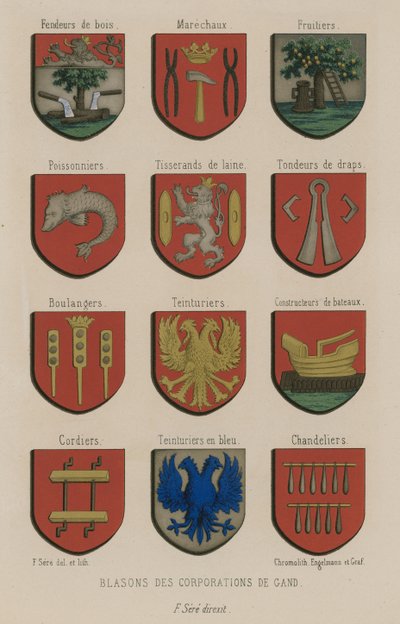 Gent şirketlerinin arması by French School