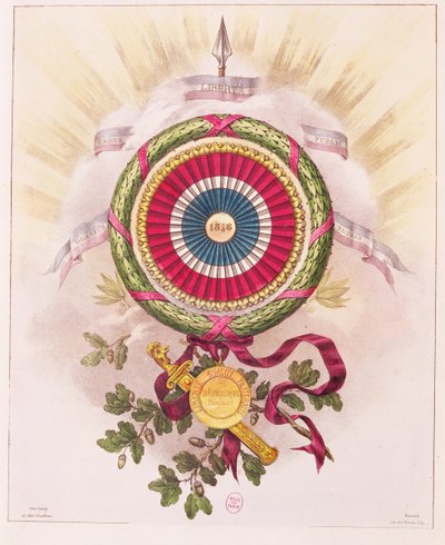 Kokteyl, 1848 amblemi by French School
