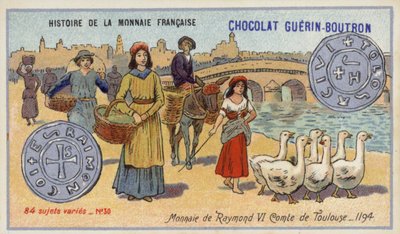 Raymond VI Sikkeleri, Toulouse Kontu by French School