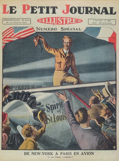 Albay Charles Lindbergh (1902-74), 21 Mayıs 1927