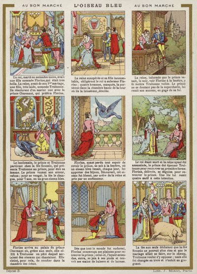 çizgi roman - mavi kuş by French School