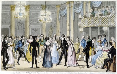 Şirket balosu, 19. yüzyılın başlarında by French School