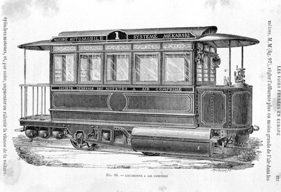 Sıkıştırılmış hava tramvay lokomotifi - Louis Figuier