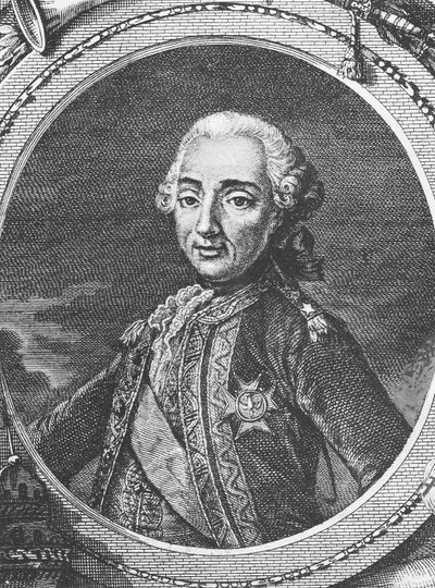 Guichen Kontu (gravür) by French School
