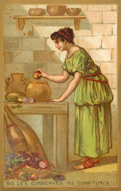 Konserveler veya reçeller (chromolitho) by French School