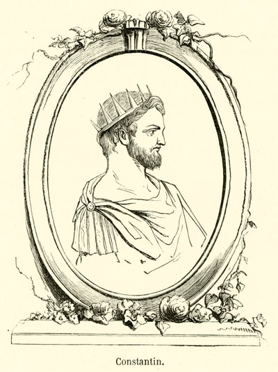 Konstantin (gravür) by French School