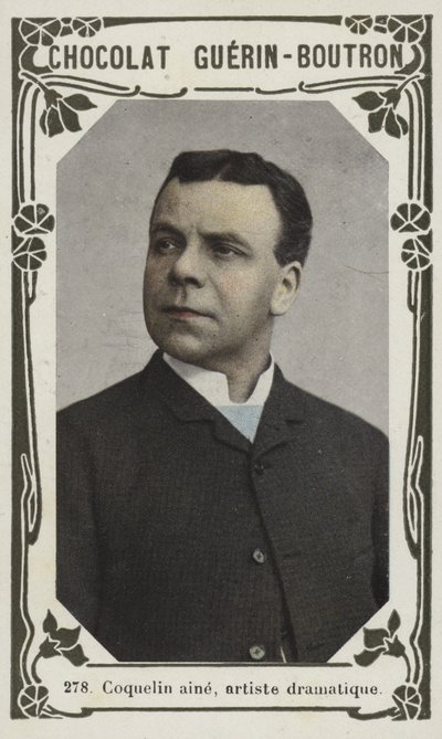 Coquelin aine, dramatik sanatçı (renkli fotoğraf) by French School