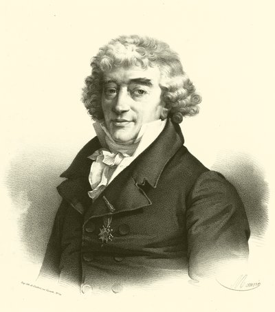 Cornelis van Spaendonck, portre (gravür) by French School