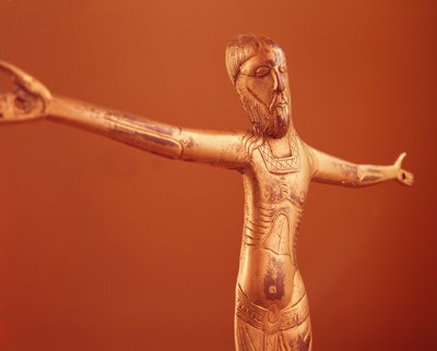 Corpus Christi, c.1240 (bronz yaldızlı) by French School