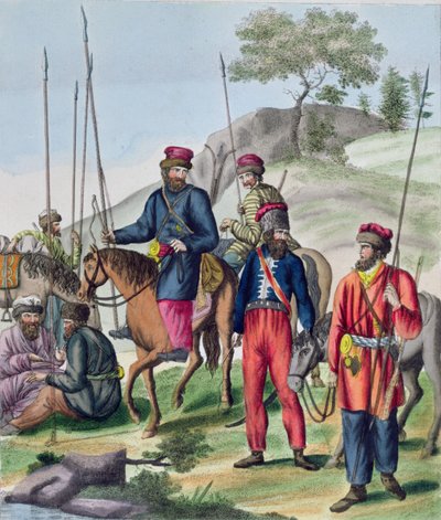 Rus Ordusunda Kazaklar, 1814 dolayları by French School