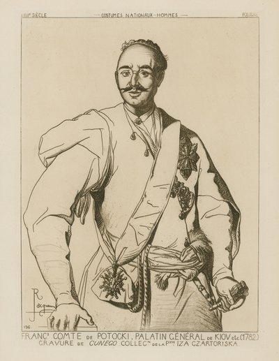 Kont Potocki, Kiev Palatine Generali (1782) by French School