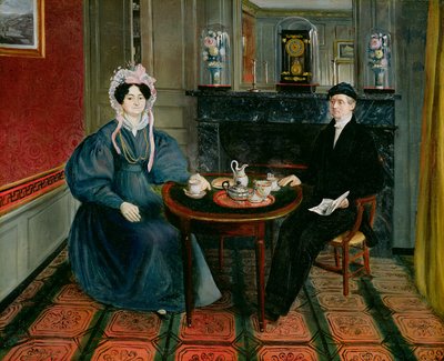 Çay İçen Çift, 1830 dolayları by French School
