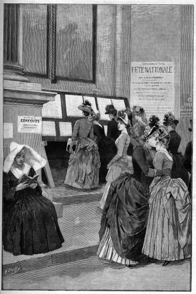 Cour des Tuileries: 1887