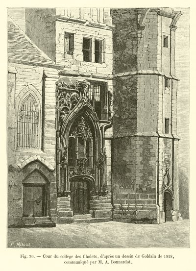 Cour du kolej des Cholets, Gobelin