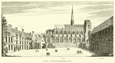 1650 yılında Bernardins Manastırı by French School