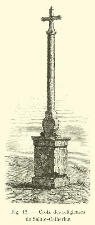 Aziz Catherine Rahibelerinin Haçı by French School