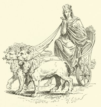 Kibele (gravür) by French School