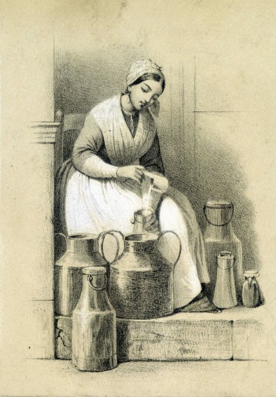 Süt Ürünleri, Fransa, v.1855 by French School
