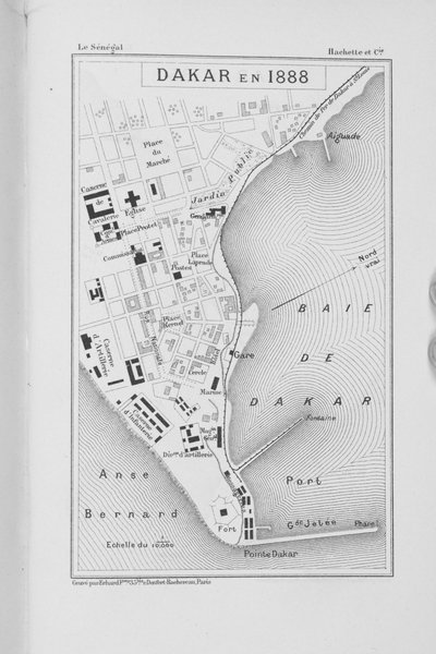 1888 yılında Dakar by French School