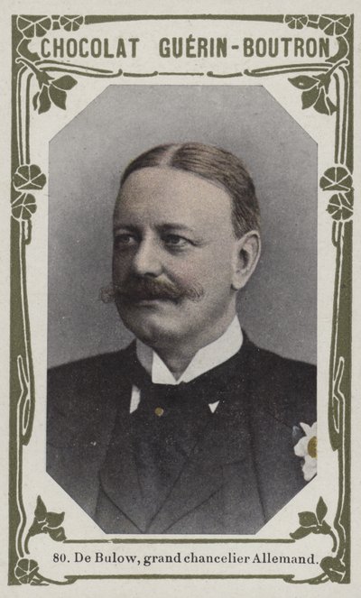 De Bulow, Almanya Büyük Şansölyesi (renkli fotoğraf) by French School