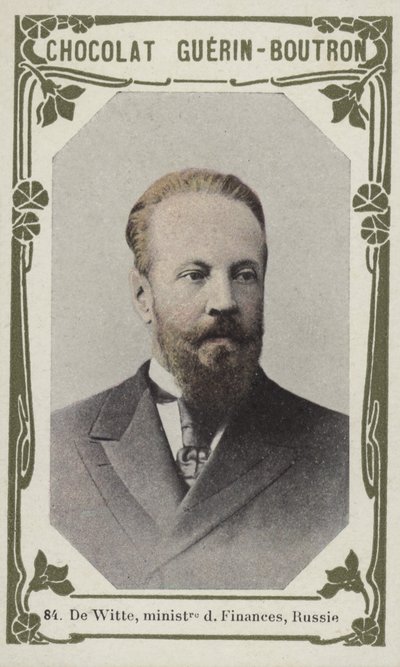 Rusya Maliye Bakanı De Witte (renkli fotoğraf) by French School