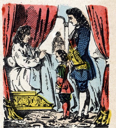 Louis XIV'in Versay'da ölümü, 1 Eylül by French School