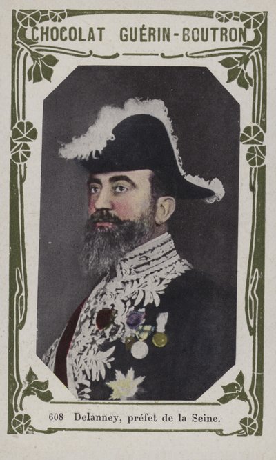 Delanney, prefet de la Seine (renkli fotoğraf) by French School