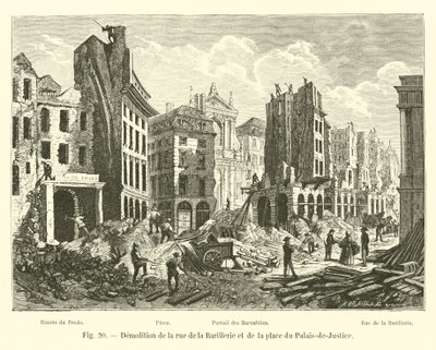 Rue de la Barillerie ve Place du Palais-de-Justice