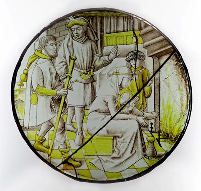 Bir St James hacısını tasvir etmek bir pansiyona girer, by French School