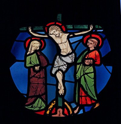 Çarmıha Gerilmeyi tasvir etmek, eski Ste Chapelle by French School