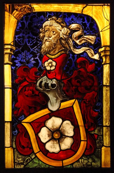 Mullenheim ailesinin kollarını tasvir eden, c.1467. Peter Hemel