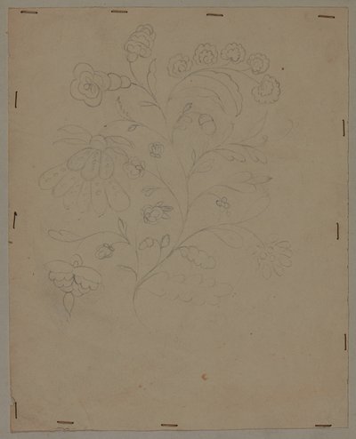 Tasarım Çizimi, 18. yüzyıl sonu by French School