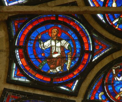 Doğu gül penceresinden detay: St. Paul by French School