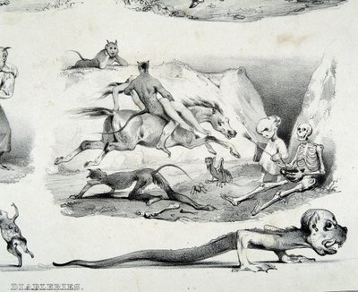 Diableries (şeytanın görüntüleri) - Le Poitevin tarafından by French School